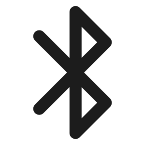 黒字のBluetoothマーク
