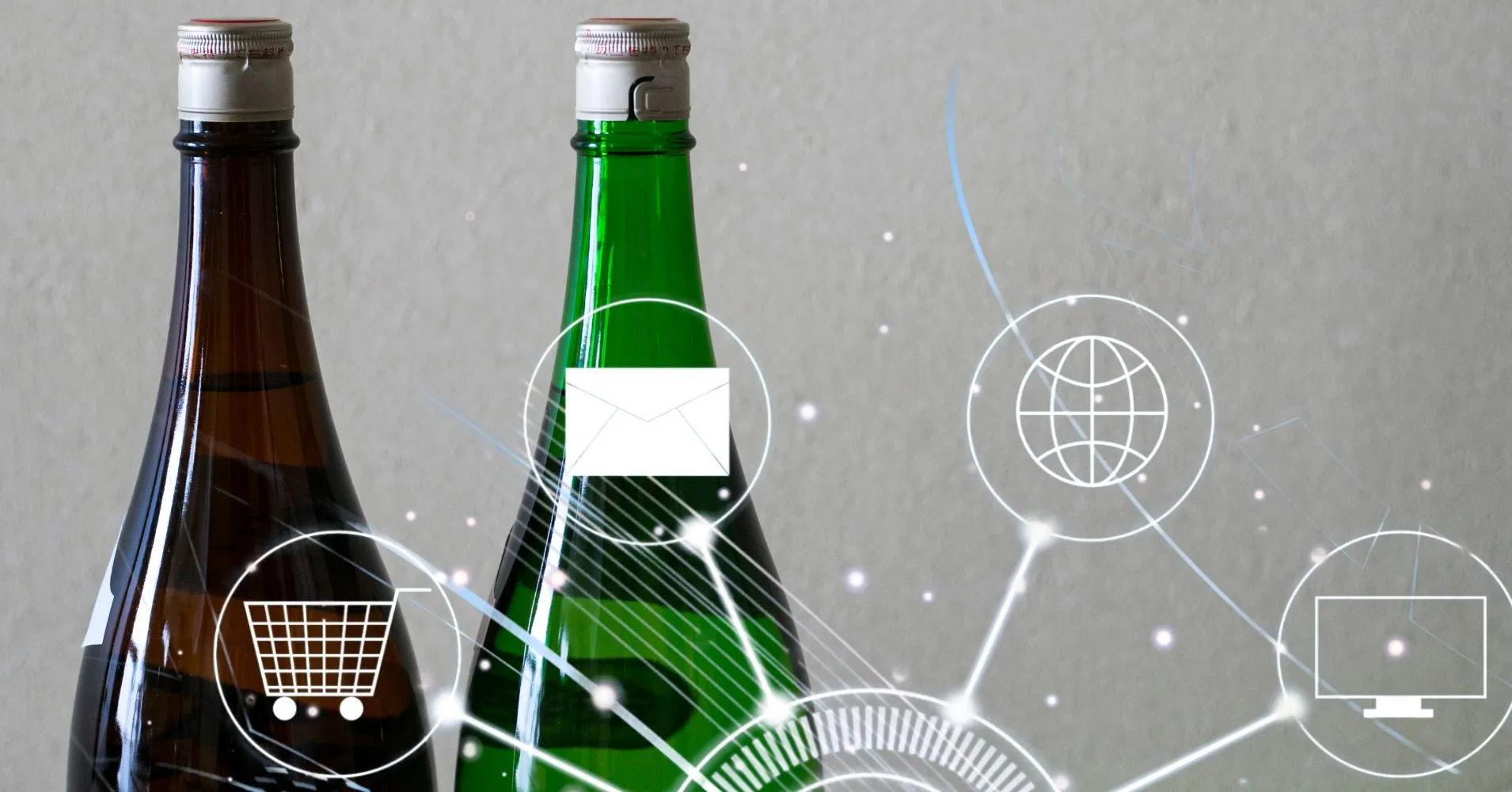 日本酒ショップに電子棚札（電子ペーパー）を設置