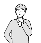 導入に不安な人物イラスト